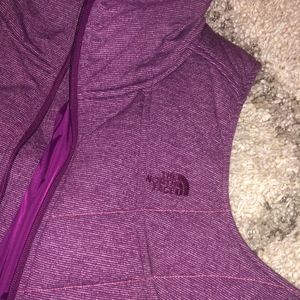 Womens Winter Purple/Maroon NorthFace Vest